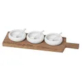 Produktbild: Räder 14064 PET - Salz & Kräuter Set - Porzellan - Holz - 24x7,5x2,5cm