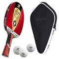 Produktbild: Sunflex Legend A50 Tischtennisschläger + Tischtennishülle + 3*** ITTF SX+ Tischtennisbälle | Tischtennisschlägerset | Tischtennis Profi Set