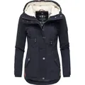 Produktbild: Marikoo Winterjacke Bikoo sportliche Damen Outdoor Baumwolljacke mit Kapuze blau XS (34)