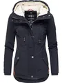 Produktbild: MARIKOO Damen warme Winterjacke mit kuscheliger Kapuze Bikoo Blau Gr. XS