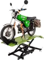 Produktbild: Motorradhebebühne hydraulisch 360 kg Breite 50 cm kleiner Motorradheber Scherenheber Heber in grün