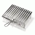 Produktbild: Edelstahlrost 47x33 cm mit Fettrückgewinnung für Barbecue-Grill