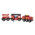 Produktbild: Brio 33844 - Feuerwehr Löschzug Holzauto Holzspielzeug Magnetkupplung rot Kinder