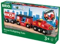 Produktbild: BRIO World 33844 Feuerwehr-Löschzug Holzeisenbahn Kleinkindspielzeug Zubehör