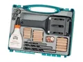 Produktbild: Wolfcraft Sortimentsbox 78 tlg Dübelset Holzdübel inkl. Bohrer und Leim