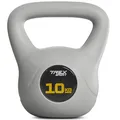Produktbild: TREX SPORT Kettlebell 10kg TX-010CKB | 6kg, 8kg, 12kg, 16kg, 20kg Kugelhantel & Kugelgewichte für Ganzkörper-Workout | rutschfester Griff, bodenschonend