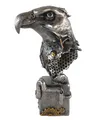 Produktbild: Deko Figur Vogel Adler Habicht silber Steampunk industrial Falke Bussard Sperber