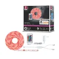 Produktbild: Paulmann 70534 SimpLED LED Strip Smart Home Zigbee RGB Komplettset 5m 20W 450lm 30LEDs/m RGB 24VA Profil für Leuchtstreifen