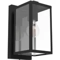 Produktbild: Eglo Außen-Wandleuchte Budrone 1-flammig 27 cm x 12 cm Schwarz