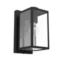 Produktbild: Wandleuchten 1x40W/E27 IP44 in Schwarz Durchsichtig - Stil Klassisch Modern