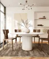 Produktbild: Woodman Esstisch Toscana, Breite 120 cm, melaminbeschichtet, mit Verlängerungsplatten, FSC®