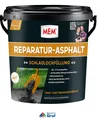 Produktbild: MEM Reparatur-Asphalt Asphaltgemisch zur Schlaglochfüllung, 10 kg Eimer /#882064