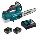 Produktbild: Makita Kettensäge DUC254 - 2x 18V 5Ah Akku - inkl. Ladegerät - 25cm - im Karton