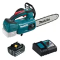 Produktbild: Makita Kettensäge DUC254 - 1x 18V 5Ah Akku - inkl. Ladegerät - 25cm - im Karton