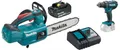 Produktbild: Makita DUC254Z Akku-Kettensäge 18V + DDF482Z Akku-Schrauber + 1x Akku 3Ah +Lader