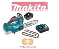 Produktbild: Makita DUC254Z Akku Kettensäge 18V Top Handle + 5,0Ah Akku & Ladegerät + 2.Kette