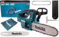 Produktbild: Makita Akku-Kettensäge 18V + Sӓgeschiene 25cm + Sägekette 3/8