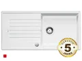 Produktbild: Blanco Zia XL 6 S Weiß 517 561 Granitspüle Küchenspüle Einbaubecken Spültisch 60