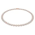 Produktbild: Swarovski Una Angelic Halskette, Rund, Weiss, Roségold-Legierungsschicht