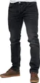 Produktbild: Reslad Jeans-Herren Slim Fit Basic Style Stretch-Denim Jeans-Hose RS-2063 Schwarz W32 / L32