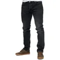 Produktbild: Reslad Stretch-Jeans Reslad Jeans-Herren Slim Fit Basic Style Stretch-Denim Jeans-Hose Stretch Jeans-Hose Slim Fit schwarz 32