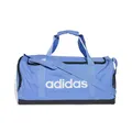 Produktbild: adidas Unisex Essentials Linear Duffel Bag, Blue Fusion/Black/White, M