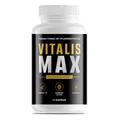 Produktbild: Vitalis MAX – Premium Pflanzenextrakt-Formel mit Guaraná, Grünem Tee, Himbeer Ketonen & Grünem Kaffee – 60 Kapseln
