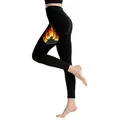 Produktbild: Yenita® Thermoleggings Gefütterte Leggings (2-tlg) mit weichem Innenfleece schwarz XL/XXL