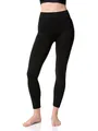 Produktbild: Yenita Thermoleggings Gefütterte Damen Legging mit Innenfleece im 2er Pack, Winter Seamless Thermo Legging in Schwarz, GR: XL/XXL