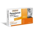 Produktbild: Paracetamol-ratiopharm® 250 mg Zäpfchen: Sanfte Hilfe bei Schmerzen und Fieber für Kinder ab 2 Jahren