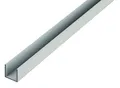 Produktbild: Alberts 475666 U-Profil | Aluminium, natur | 1000 x 10 x 10 mm