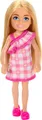 Produktbild: Barbie HXM95 - Chelsea mit blonden langen Haaren und rosa Kleid
