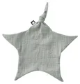 Produktbild: Musselin-Schnuffeltuch - Grau - Ø 35 cm - Sternform