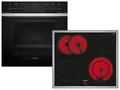 Produktbild: Siemens EQ211KA11 Set Einbauherd HE213ABS3 Edelstahl + Glaskeramikkochfeld EA64RGNA1E