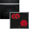 Produktbild: Siemens EQ211KA11 - Einbauherd & Elektrokochfeld mit 5 Jahre Garantie, HE213ABS3 & EA64RGNA1E, Mit Rahmen aufliegend, 60 cm