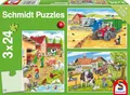 Produktbild: Schmidt Spiele 56216 Auf dem Bauernhof, 3x24 Teile Kinderpuzzle