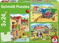 Produktbild: Puzzle - Auf dem Bauernhof, 3 x 24 Teile