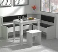Produktbild: VCM Eckbankgruppe Sitzgruppe Esszimmergruppe Bank Tisch Hocker Esal Mini