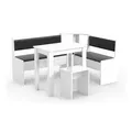Produktbild: Eckbank   , weiß , Maße (cm): B: 153 H: 80