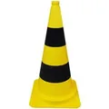 Produktbild: Schake PVC-Leitkegel Gelb-Schwarz 50 cm