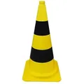 Produktbild: Leitkegel gelb/schwarz tagesleuchtend, 50,0 cm