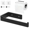 Produktbild: Toilettenpapierhalter, Selbstklebender WC-Rollenhalter ohne Bohren mit Haken ...
