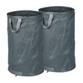 Produktbild: Laubsack selbstaufstellend 2er Set 120 L Pop Up Gartensack mit 3 Griffen UV-b...