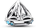 Produktbild: PANDORA Moments Segelboot Charm aus Sterling Silber mit Zirkonia, Kompatibel Moments Anhänger, 793905C01