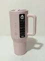 Produktbild: HydroJug Traveler 1200ml Wasserflasche mit Griff und Klapp-Trinkhalm - Pink Sand