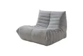 Produktbild: en.casa Sitzsack, »Kodsø« Bodensessel mit Rückenlehne 75 x 90 x 100 cm Mikrofaser Grau