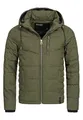 Produktbild: Indicode Herren Circus Steppjacke in Daunenjacken-Optik | Winterjacke Übergangsjacke Army, 3XL