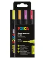 Produktbild: POSCA marker sæt PC-5M 4 ass. farver neon