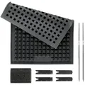 Produktbild: KITCHBO Starter Set - Silikon-Backmatte inkl. 2 Spieße + 4 Steine + 1 Schwamm