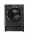 Produktbild: Haier SERIE 4 HWDQ90B416FWBB-S Einbau-Waschtrockner / 9 kg Waschen / 5 kg Trocknen/Inverter-Motor/Extra trockene Wäsche dank 1.600 U/min. / Dampfwaschfunktion/Aqua Stopp Wasserschutz, Schwarz
